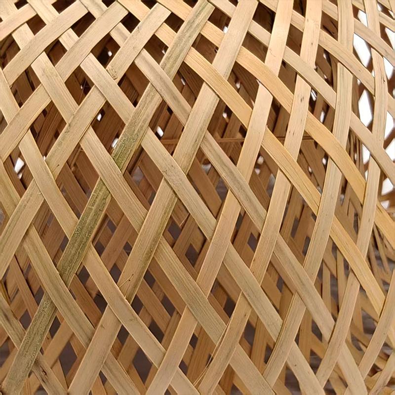 Бамбуковые потолочные светильники для гостиной, светильник ручной работы, абажур из натурального плетения, потолочные светильники для кухни, спальни