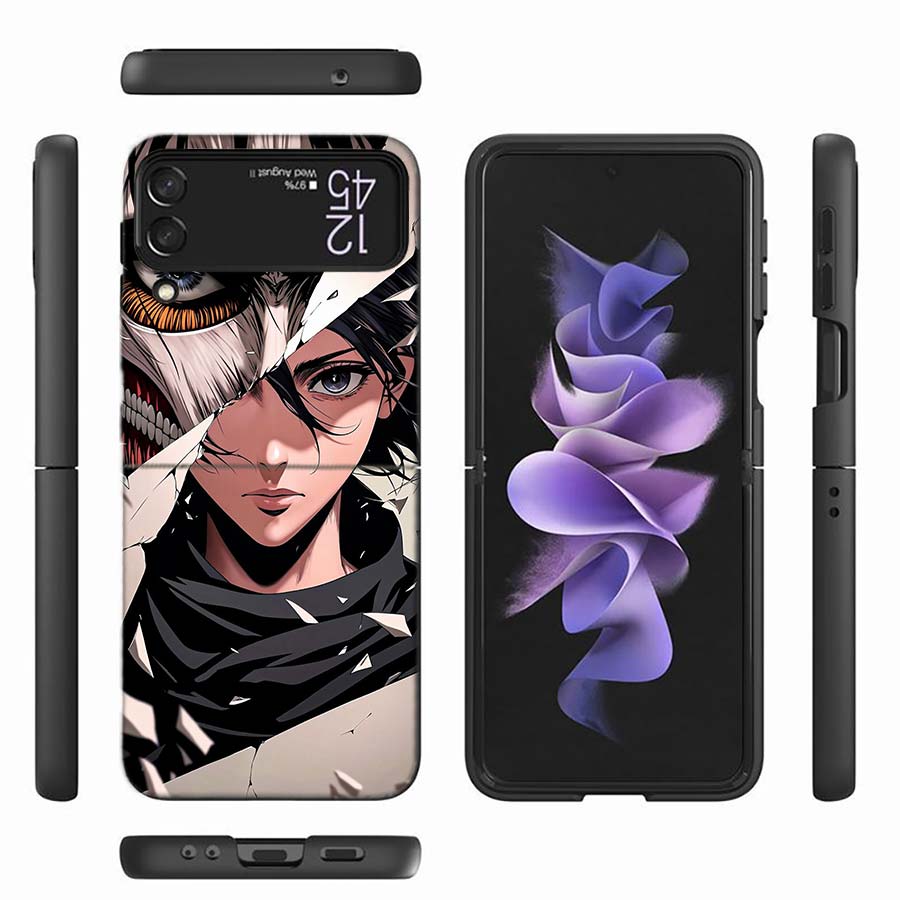 Чехол для телефона MIKASA для Samsung Z Flip 6 7 5G Z Flip 5 Galaxy Z Flip 3 4 5G ZFlip Ударопрочный Жесткий Чехол ТПУ ПК Coque Cap