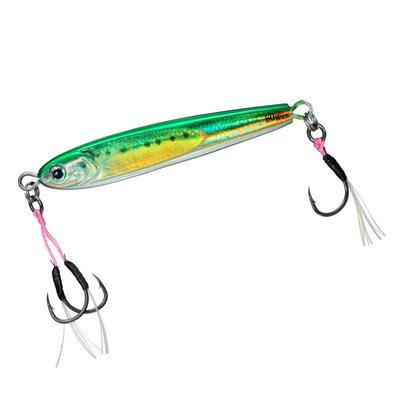 Daiwa Вольфрамовая джиг-приманка TG Bait SLJ80F Зеленый GR Сардина Флеш Зеленый Золотой Реалистичная Сардина