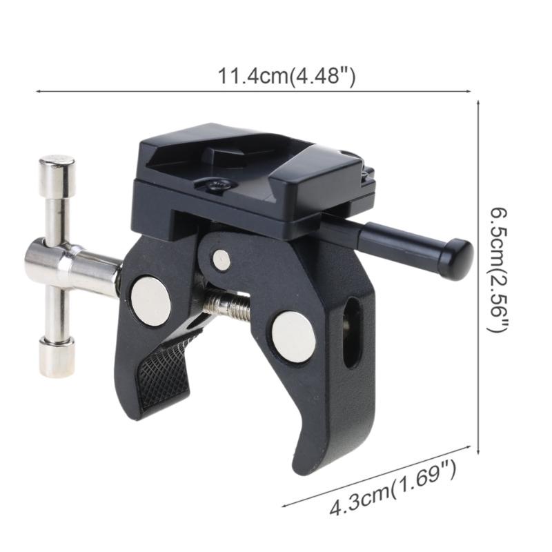 Зажим-клешня для батареи V-Mount V-Lock Female Адаптер-зажим для быстрой установки на DSLR камеру
