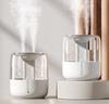 2025 New Upgraded Digital Dual Spray Humidifier Portable Large Capacity 4-liter Cold Mist Home Ambient Light Air Humidifier
