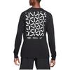Nike Dri-Fit Футболка с круглым вырезом и буквенным принтом с логотипом, мужские топы, черные DH0714-010