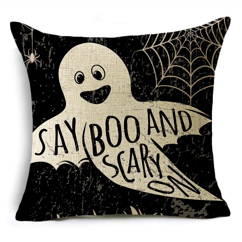 New Halloween Series Pillow Cover Festive Atmosphere Home Sofa Cushion Cover 40*40cm/45*45cm/50*50cm