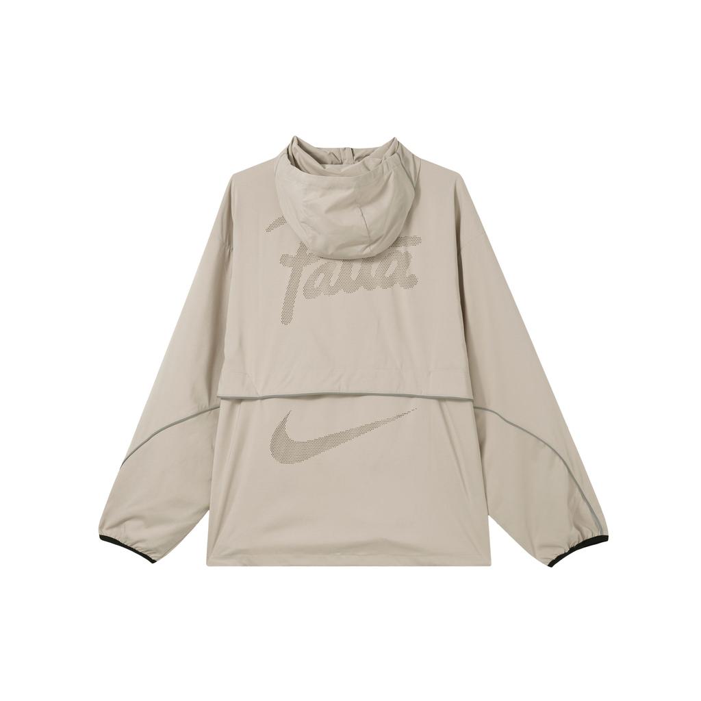 Nike X Patta SS24 Удобная модная спортивная куртка с капюшоном и логотипом на молнии с длинными рукавами Куртка унисекс Серая FJ3088-126