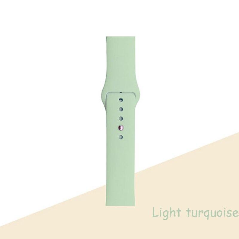 Силиконовый ремешок для браслета Apple Watch 44 мм 40 мм 38 мм 42 мм ремешок для часов Apple Watch Band Correa для Iwatch Series7 6 Se 5 4 3