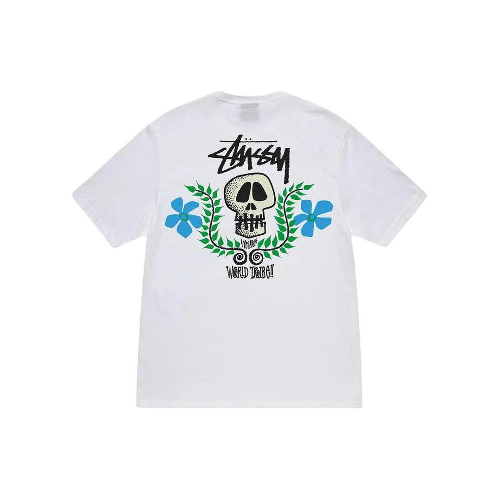 Stussy Футболка с гербом-черепом 1904904