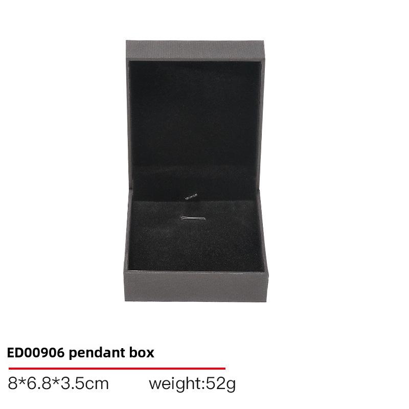 Высококачественная кожаная шкатулка для колец, браслетов и ожерелий