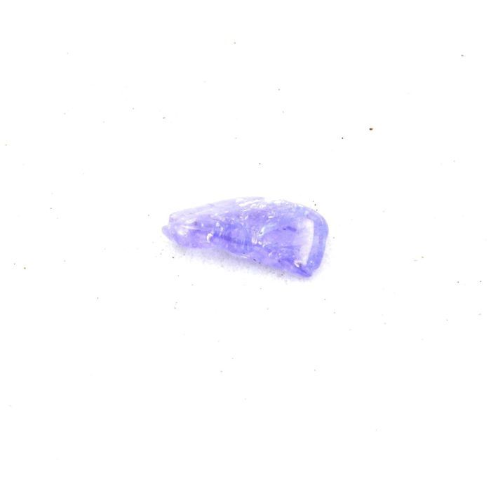Tanzanite - Merelani - 0.44 ct - Certificat d'authenticité - Dimensions 4x1x6 mm - Gris