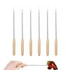 Coollooda Stainless Steel Fondue Forks, 24cm, Multi-Function, 6 Pieces