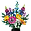 Everlasting Wildflower Bouquet Building Blocks Toy, Creative DIY Floral Model, Birthday Gift for Girls, Home Decor