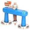 Magnetic Welding Support Blue Sturdy Durable Strong Suction Convenient Operation Welding Magnet Head
