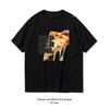 Pepperoni Pizza Slice Shirt Woman Man Summer Oneck Breathable Graphic T Shirts Casual Simple S3xl Streetwear
