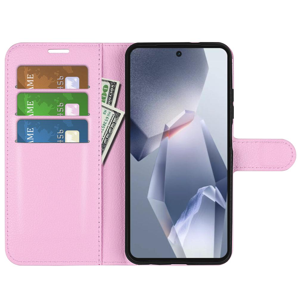 For OnePlus Ace 5 Pro 5G/Ace 5 5G/13R 5G Case Litchi Texture Shockproof Leather Wallet Phone Cover