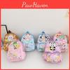 Panda Baby Three Frog Dog Capybara Animal Pattern Backpack Cartoon Schoolbag