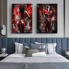 Abstract African Women Sexy Nude Art Posters and Prints Canvas Painting Wall Art Pictures for Room Home Decoration