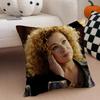 River Song Pillow Doctor Who Cushion Cushion Cover Throw Pillow Cover Hidden Button Durable Polyester Chair Cushion