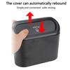 Pressing Type Trash Can Auto Interior Accessories Car Trash Bin Black Hanging Vehicle Garbage Dust Case ABS Storage Box