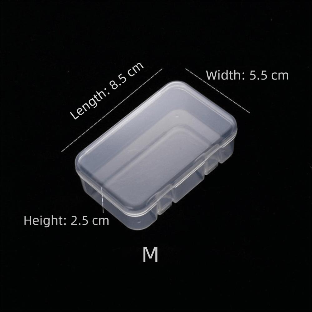 Dustproof Transparent Plastic Box Rectangular Jewelry Display Case  Baby Toothbrush