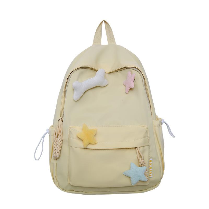 Schoolbag Japanese ins School Bag Girls Junior High School High School Students Simple Versatile Backpack Lightweight College Style Girl Backpack