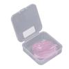 5pairs Shell Pink Lash Lift Rod Silicone Soft Extra Wide Auxiliary Tools Self Adhesive Eyelash Curling Pad for Makeup Beauty Salon