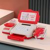 Игрушки кассовый аппарат со сканером, калькулятором, обучающий набор игрушек кассового аппарата, портативные ролевые игры, игрушки для покупок для детей, интерактивное обучение