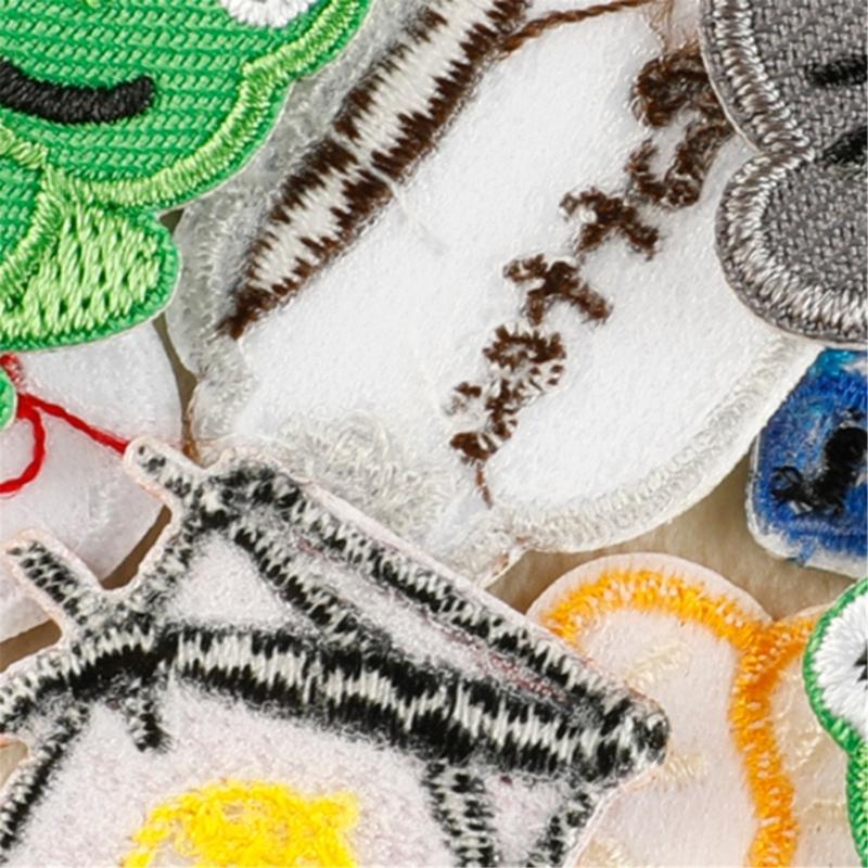 23 Pcs Frogs Embroidered Patches House Sew on Patches Tanghulu Iron on Patches Clothing Patches Mushroom Sewing Patches