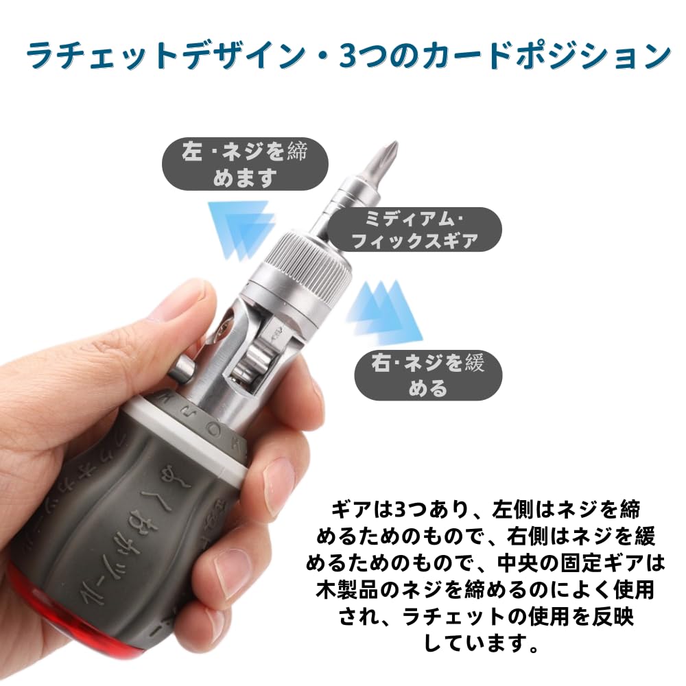 Трещотка Отвертка Портативный Бытовой Набор Отверток с Трещоткой для Электроники и Ноутбуков Набор 8-в-1, Многоцелевой, Вращение на 180°, Ремонт, Камеры,