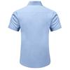 Men's Dress Shirt Short Sleeve Business Formal Shirt Regular Fit Button Up Shirts