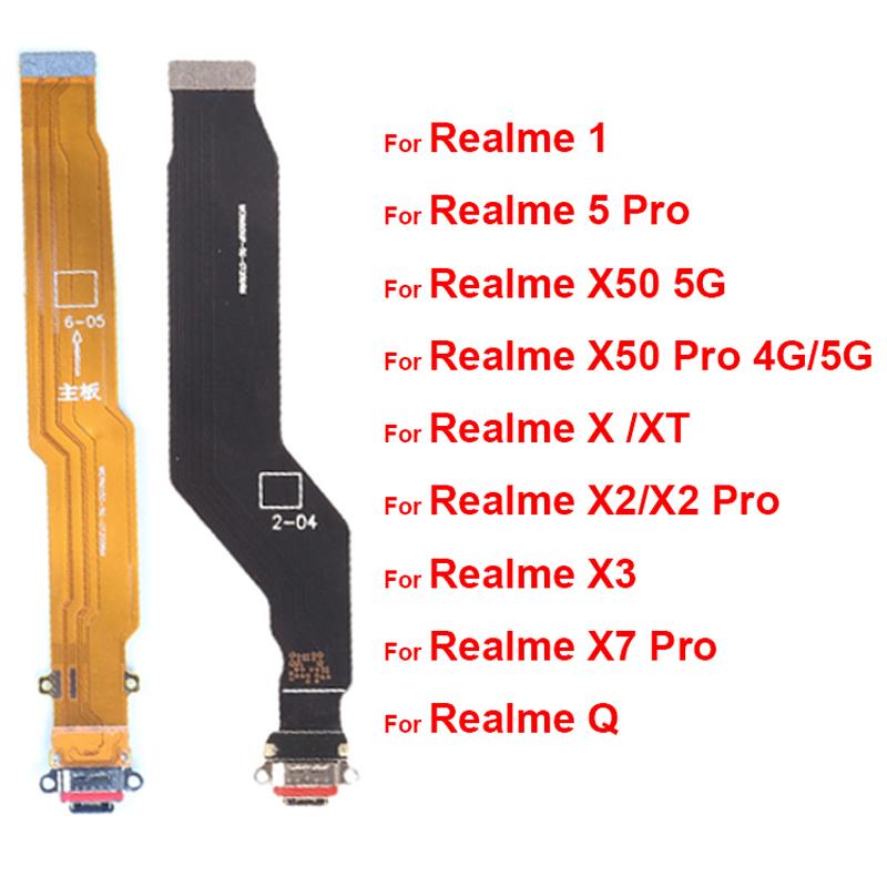 USB Зарядка USB Зарядное Устройство Док-Разъем Шлейф Для Realme 1 5 Q X X2 X50 X7 XT 730G Pro 5G X3 Super Zoom