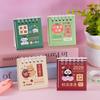 Coil Binding 2026 Desk Calendar Mini Standing Calendar Cute Daily Planner  Desktop Decoration