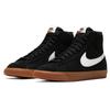Nike Женские кроссовки Blazer Mid 77 Черный Белый Резина Обувь для скейтборда DB5461-001