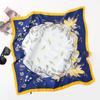Spring/Summer New Women'S Silk Scarf 70 * 70cm Simulated Silk Twill Square Scarf Fashion Printed Large Square Scarf Professional Scarf