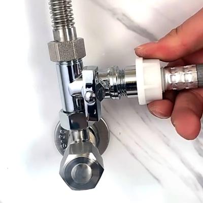 Тройник Запорные клапаны Адаптер подачи воды 1/2 X 1/2 X 1/2 дюйма Компрессионный тройник Клапан Тройник Фитинг Тройник Соединительный адаптер Прочный