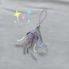 With Star Beaded Phone Charm Jellyfish Key Chain with Star Cottage Core Phone Charm Key Chain