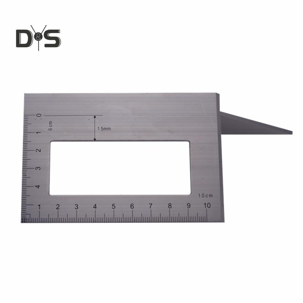 DYS TOOL SHOP Многофункциональная измерительная линейка 45/90 градусов