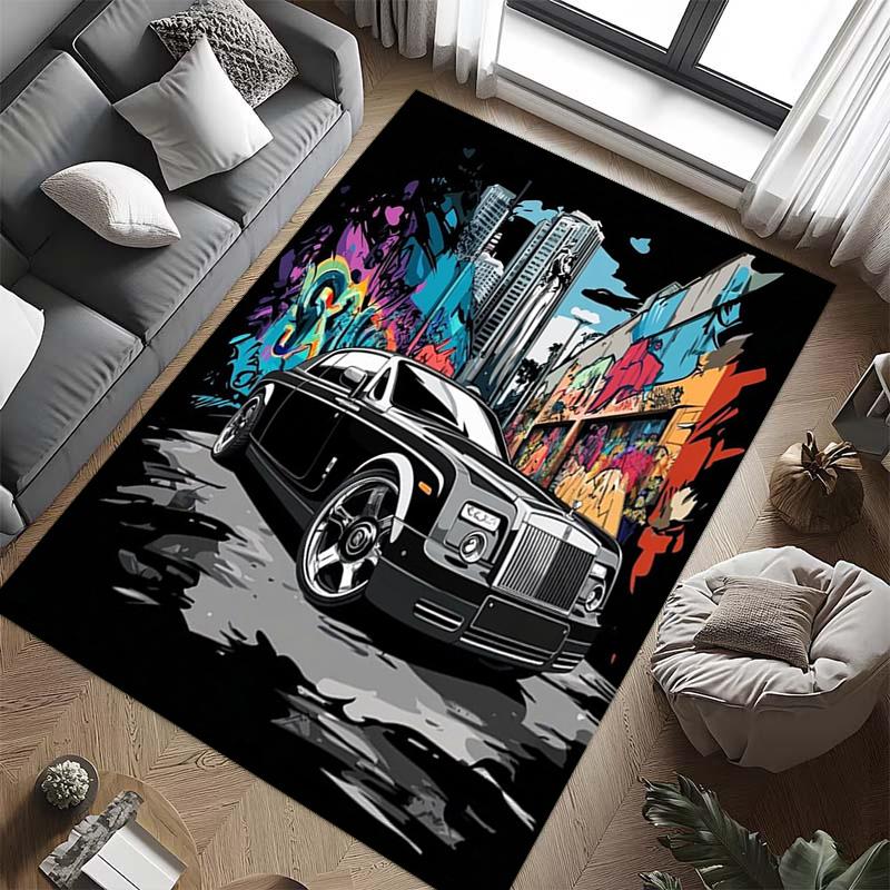 Rolls Royce Elegance Luxury carpet Suitable for all seasons Living room and bedroom mats Protective pad Bathroom mat Fashion