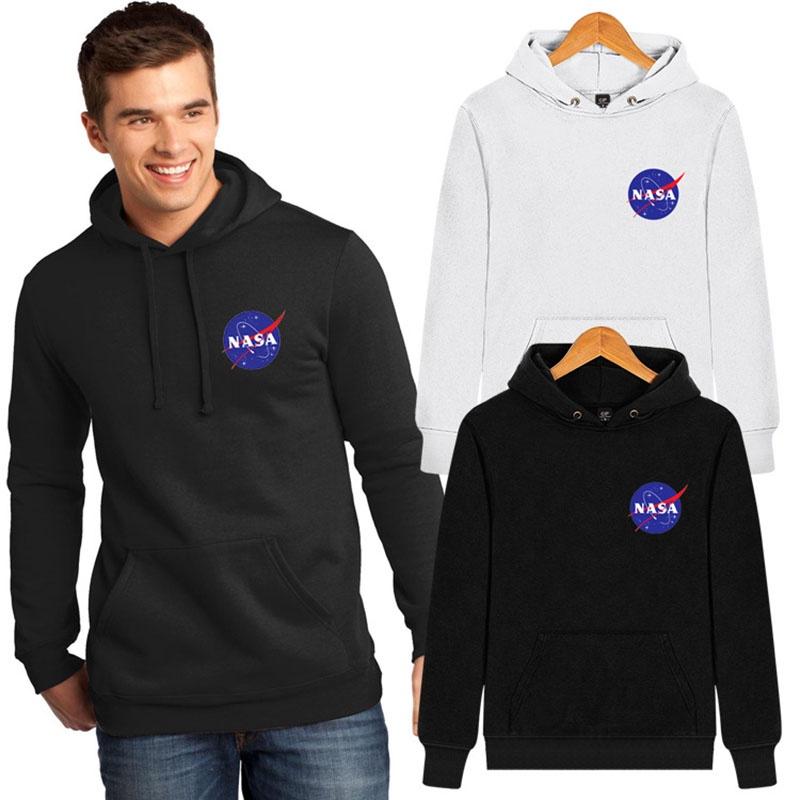 La Suéter De Nasa Nasa Print Unisex Hip Hop Hoodie 2018 Pullover