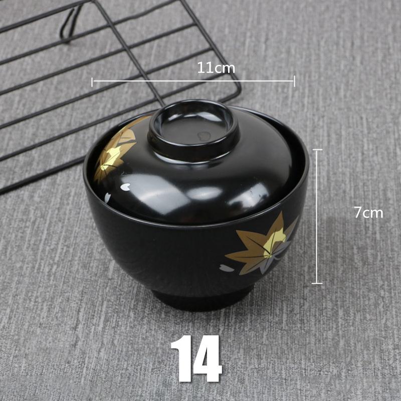 Миска для супа мисо в японском стиле с крышкой, миски для супа рамен с рисом, ложка, маленькая миска для соуса с приправами, миска для соуса Цзяоцзы