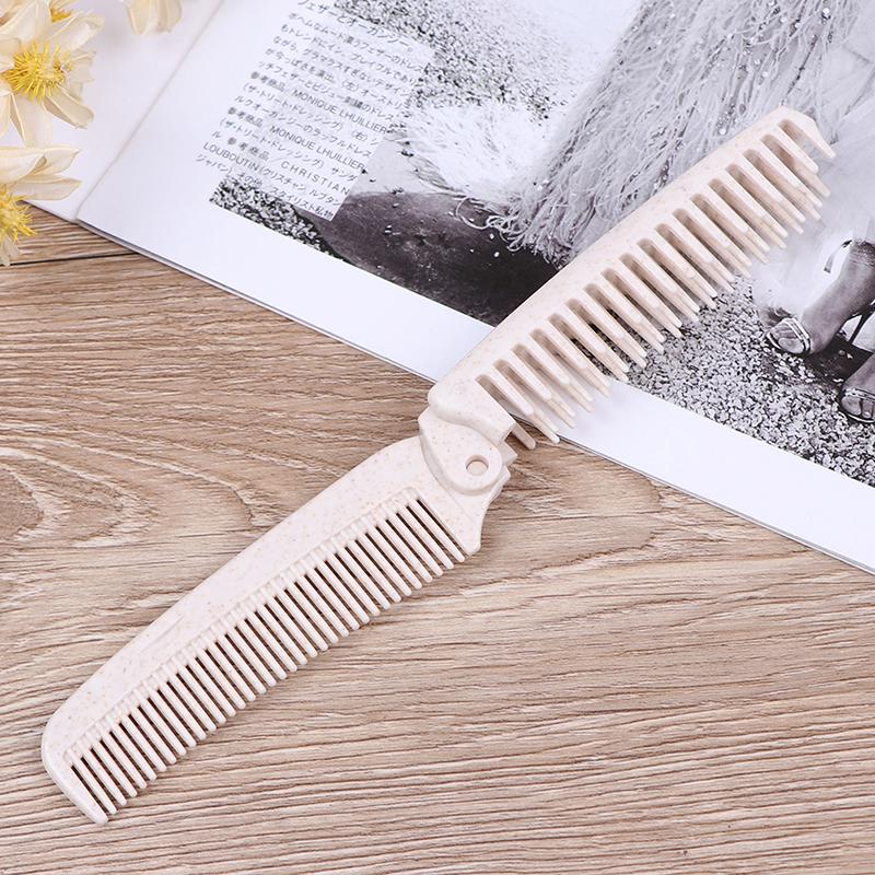 1 Pcs Foldable Hair Comb Brush Anti-Static Hairbrush Portable Travel Hair Brush