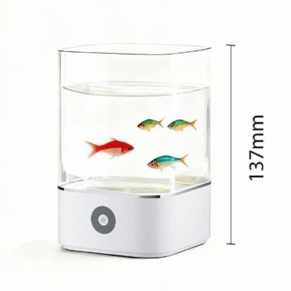 Color Changing USB Powered Lamp Dimmable LED Ambient Light Mini Fish Tank Light Birthday Gift