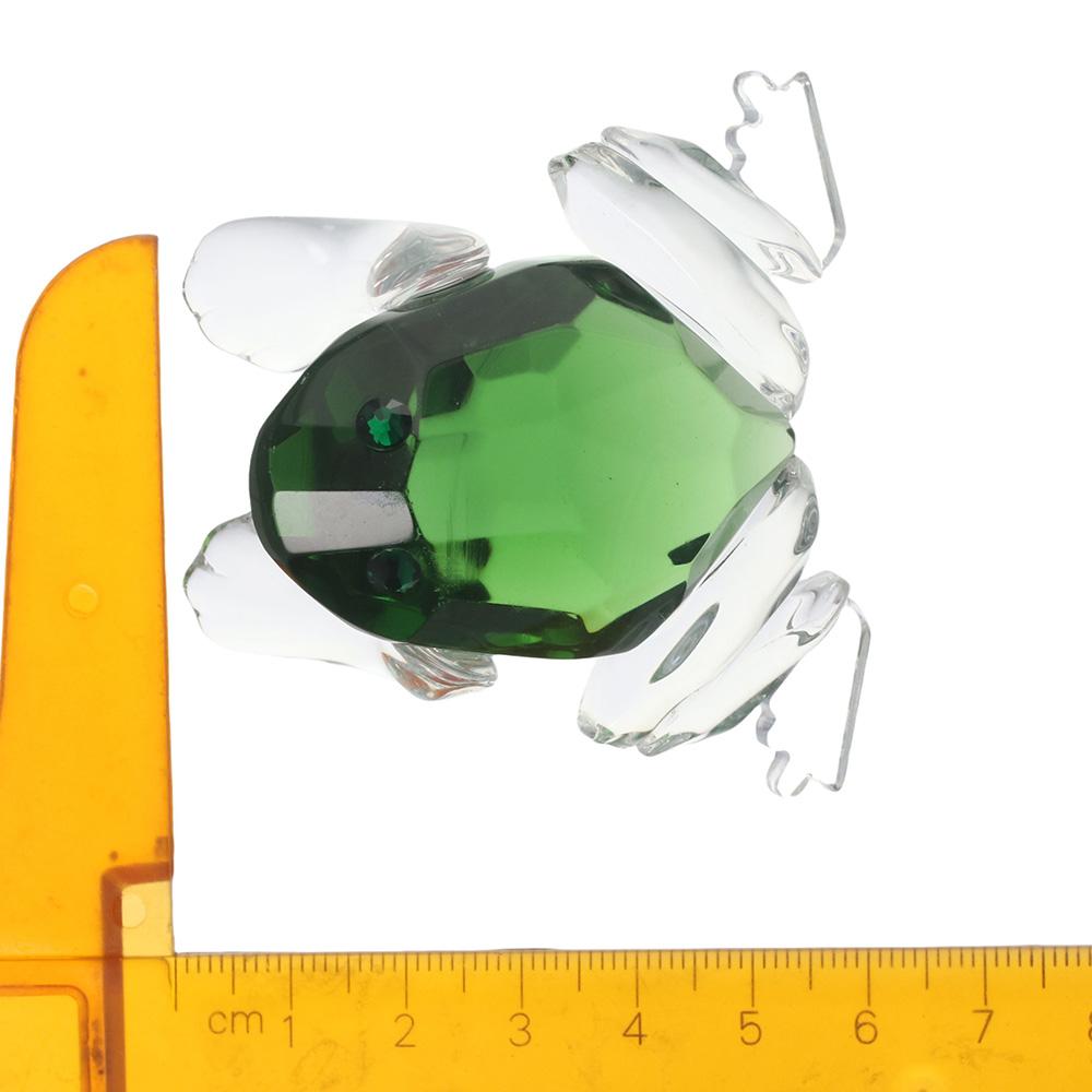 Green Home Decoration Ornaments Crystal Frog Ornament Crystal Frog Ornament Home
