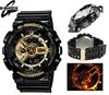 Часы Baby G Black Gold набор из 2 пар часов [Casio] G-Shock GA-110GB-1A BA-110-1A и [Товар]
