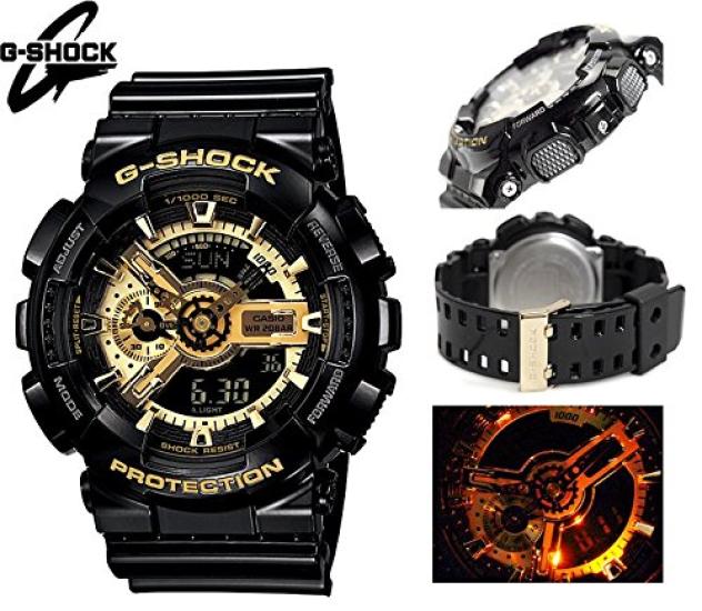 Часы Baby G Black Gold набор из 2 пар часов [Casio] G-Shock GA-110GB-1A BA-110-1A и [Товар]