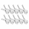 YUWENW 10-Piece Set of Stainless Steel Clothespins, Rust-Resistant, Non-Slip, Strong, Windproof, for Hangers, Laundry Clips, Clothes Drying Pole Clips