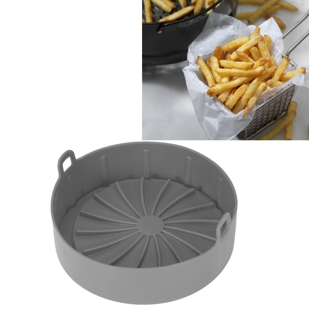 Heat Resistant Air Fryer Silicone Pot Food Grade Silicone Air Fryer Basket Liner Cooking Baking