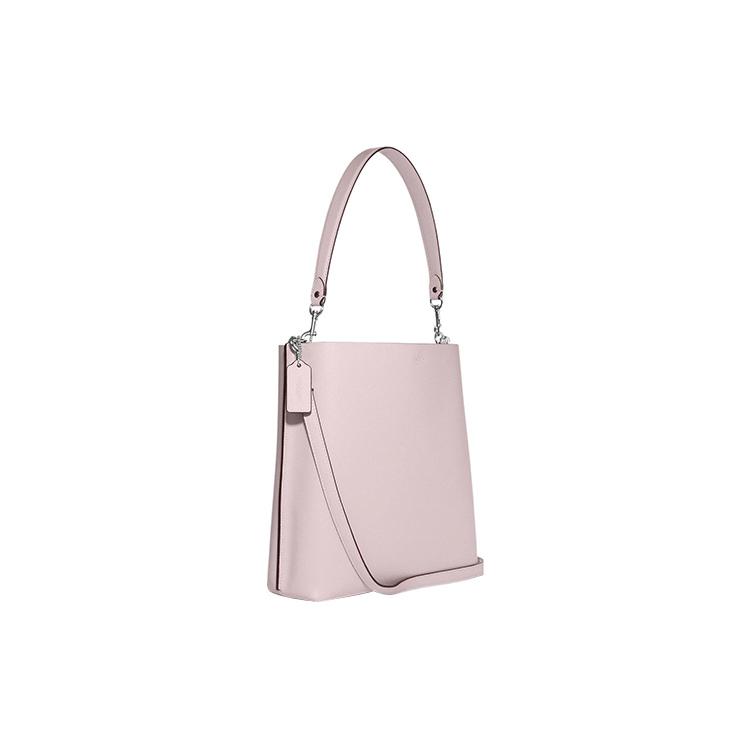 New COACH Mollie Leather Bucket Bag, Handbag, Shoulder Bag, Crossbody Bag Tubas Women's Ice Pink CA214-SVNBA