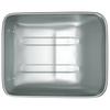 Replacement Scoop for Wheelbarrow Silver 80 x 60 x 25 cm Steel