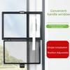 Съемная москитная сетка Внешнее открывание Маленькие окна Практичная DIY оконная сетка Балкон
