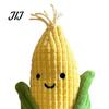 Indoor Play Toys for Pets Plush Corn Dog Toy, Squeaky Stuffed Chew Durable Shaped Pet Toy Soft Puppy Teething Small to Medium Dogs
