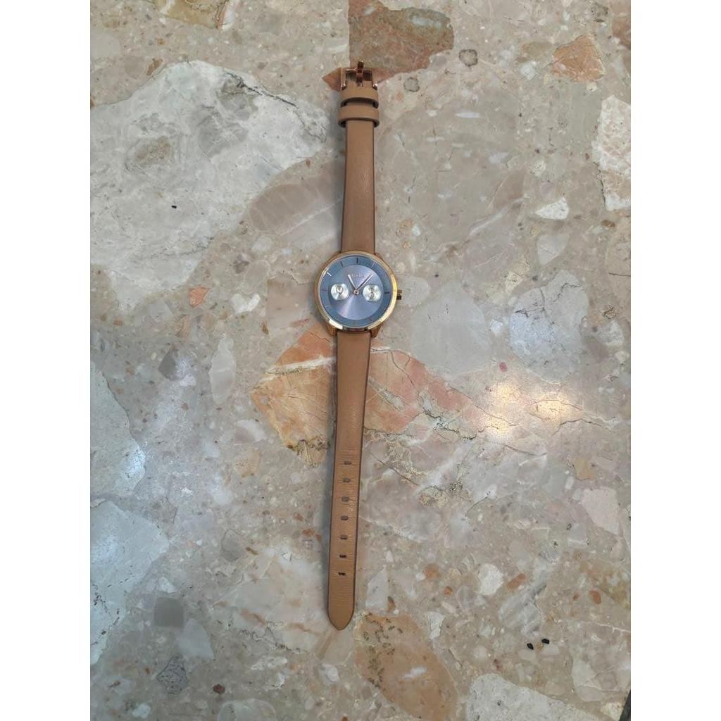 Б/у часы FURLA коричневый/синий